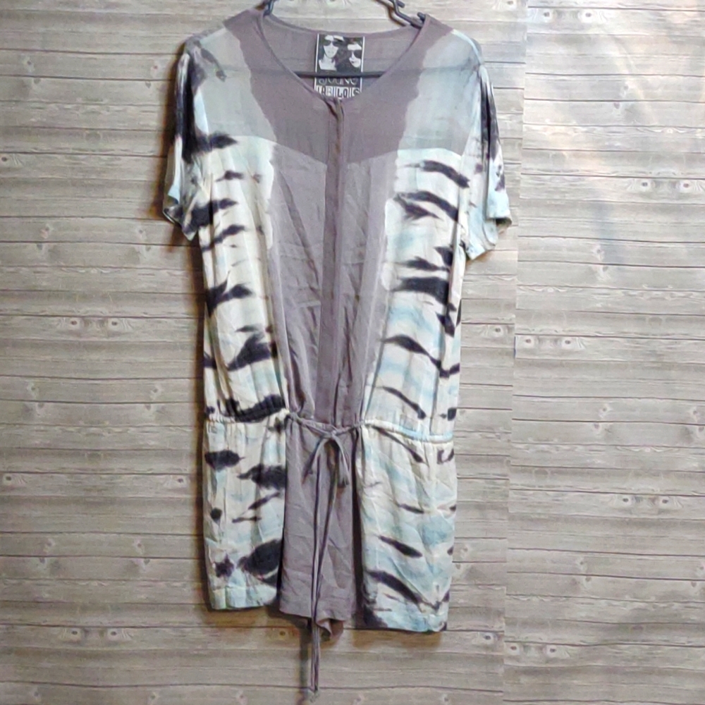 Young Fabulous and Broke tie, dyed Shorts One Piece Romper Jump Suit